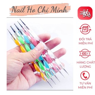 Set chấm bi đủ size - set 5 cây