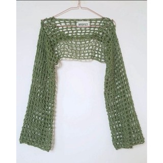 Áo lưới croptop dài tay
