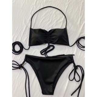 Bikini rút ngực sexy siêu đẹp màu đen