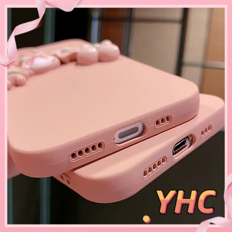 ốp iphone Hình Búp Bê Màu Hồng tương thích iPhone 6s 6splus 7 7plus 8 8plus X XS 11 12 Pro Max Plus Promax-026