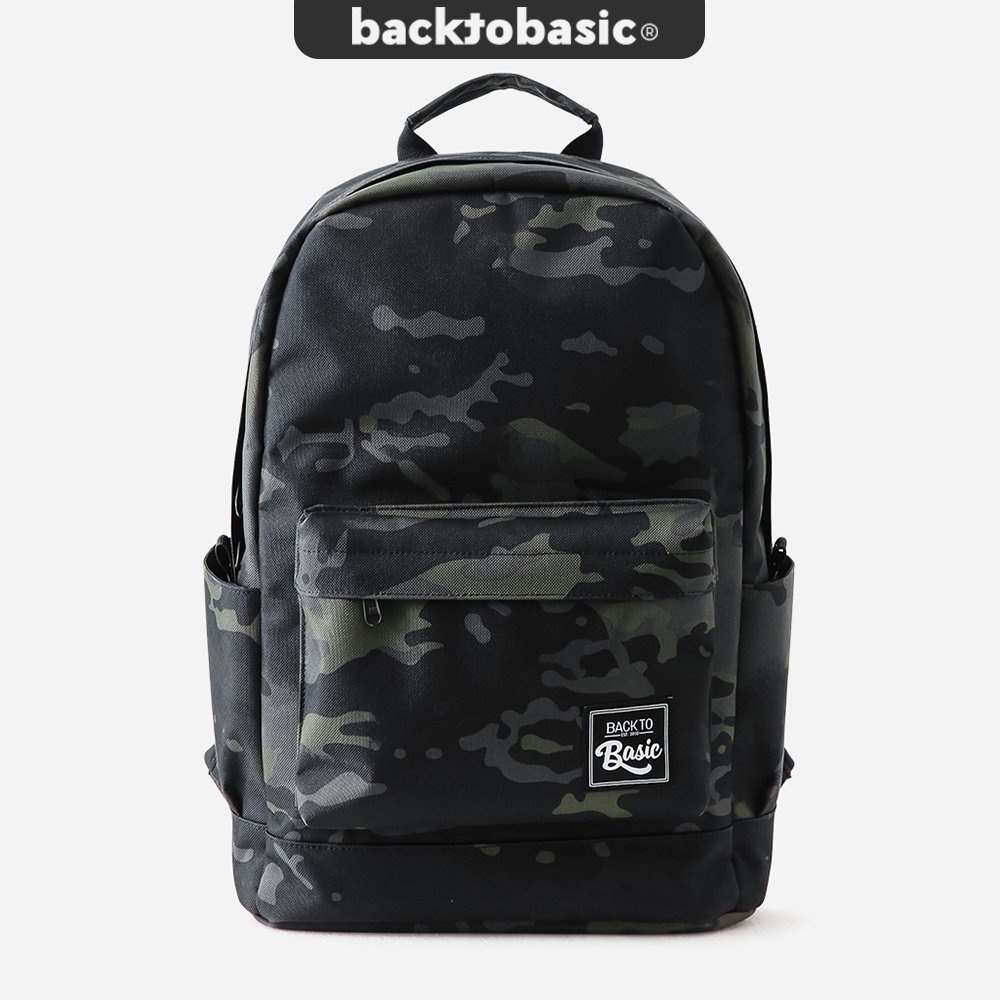 Balo thời trang back to basic - TAMAGO size M 30 x 40 x 15 cm có ngăn laptop riêng, chống thấm tốt