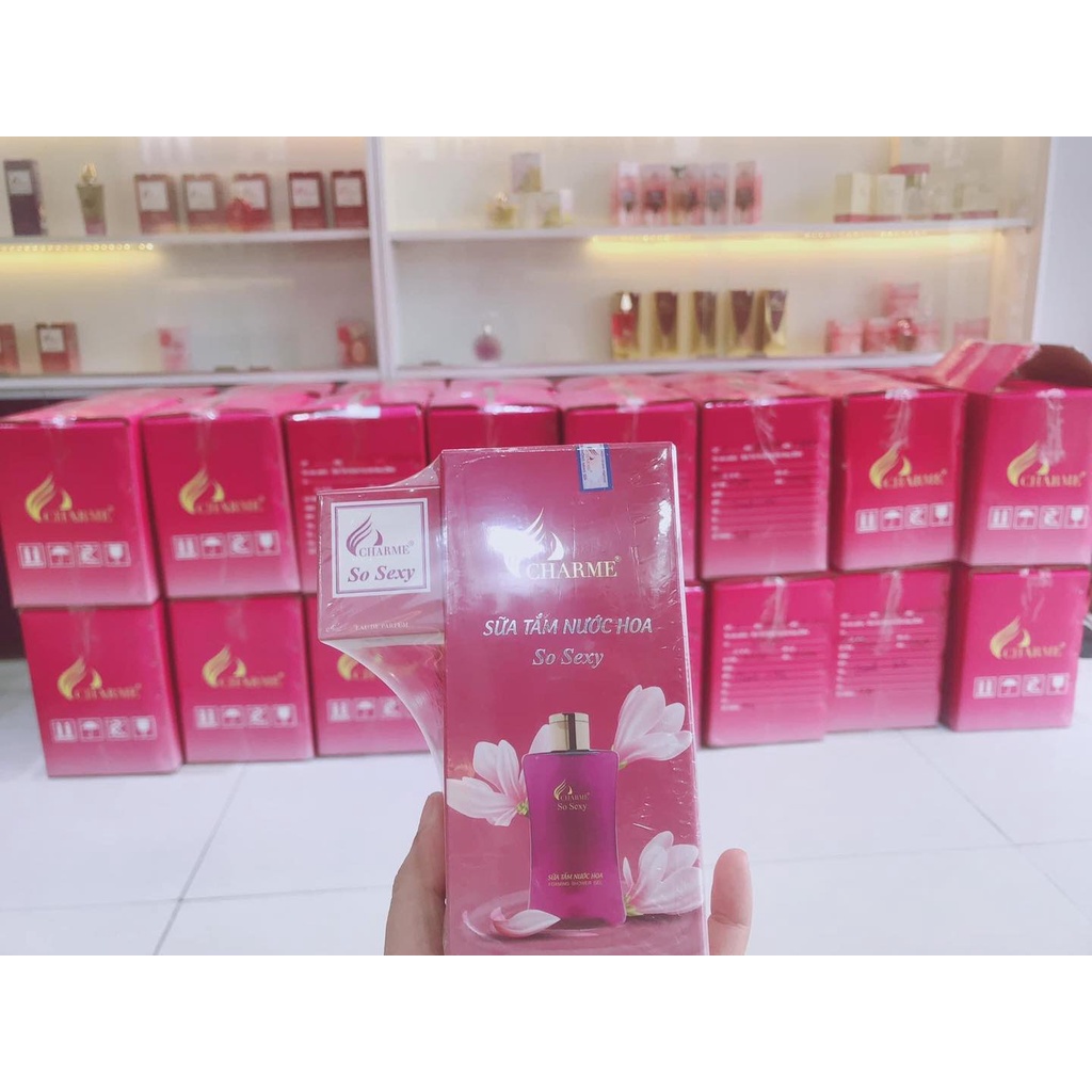 Sữa tắm So Sexy hương quyến rũ tặng kèm chai nc hoa mini 5ml cùng mùi