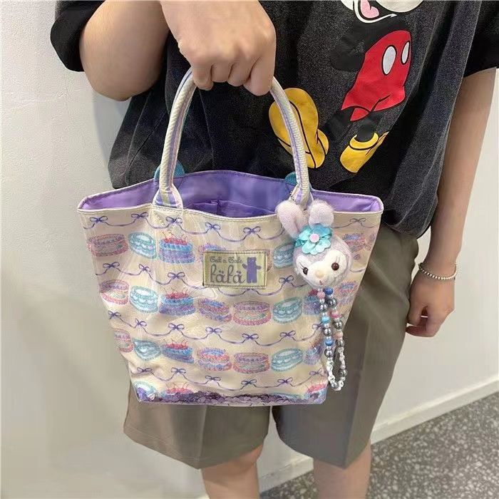 Túi Xách Đựng Hộp Cơm Trưa Chống Thấm Nước Phong Cách Nhật Bản