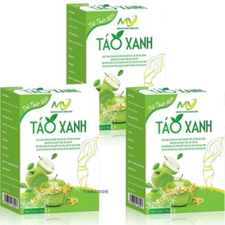  Combo 1 hộp Trà Táo xanh siêu giảm cân 15 gói giảm cân siết eo 