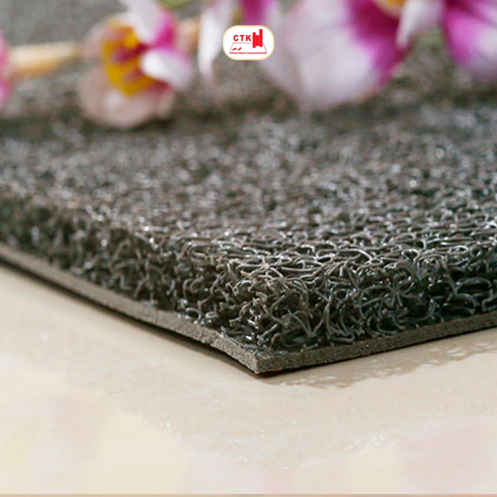 Thảm nhựa trải sàn chống trơn, thảm lót sàn nhà dạng cuộn sợi mì đủ màu 120x 50cm