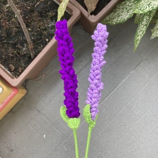 Hoa oải hương lavender bằng len handmade