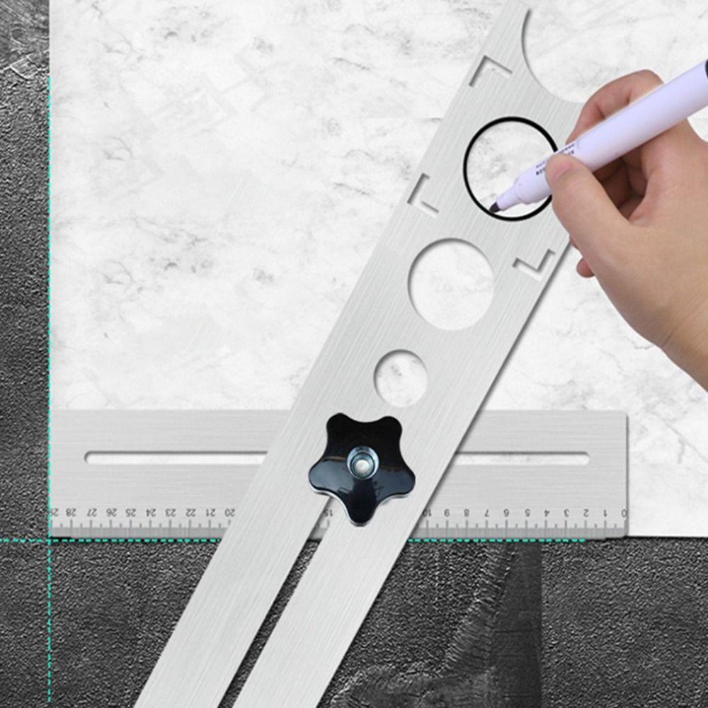 Thước Định Vị Đục Lỗ Bằng Thép Không Gỉ Thông Dụng Cho Nhà Ở