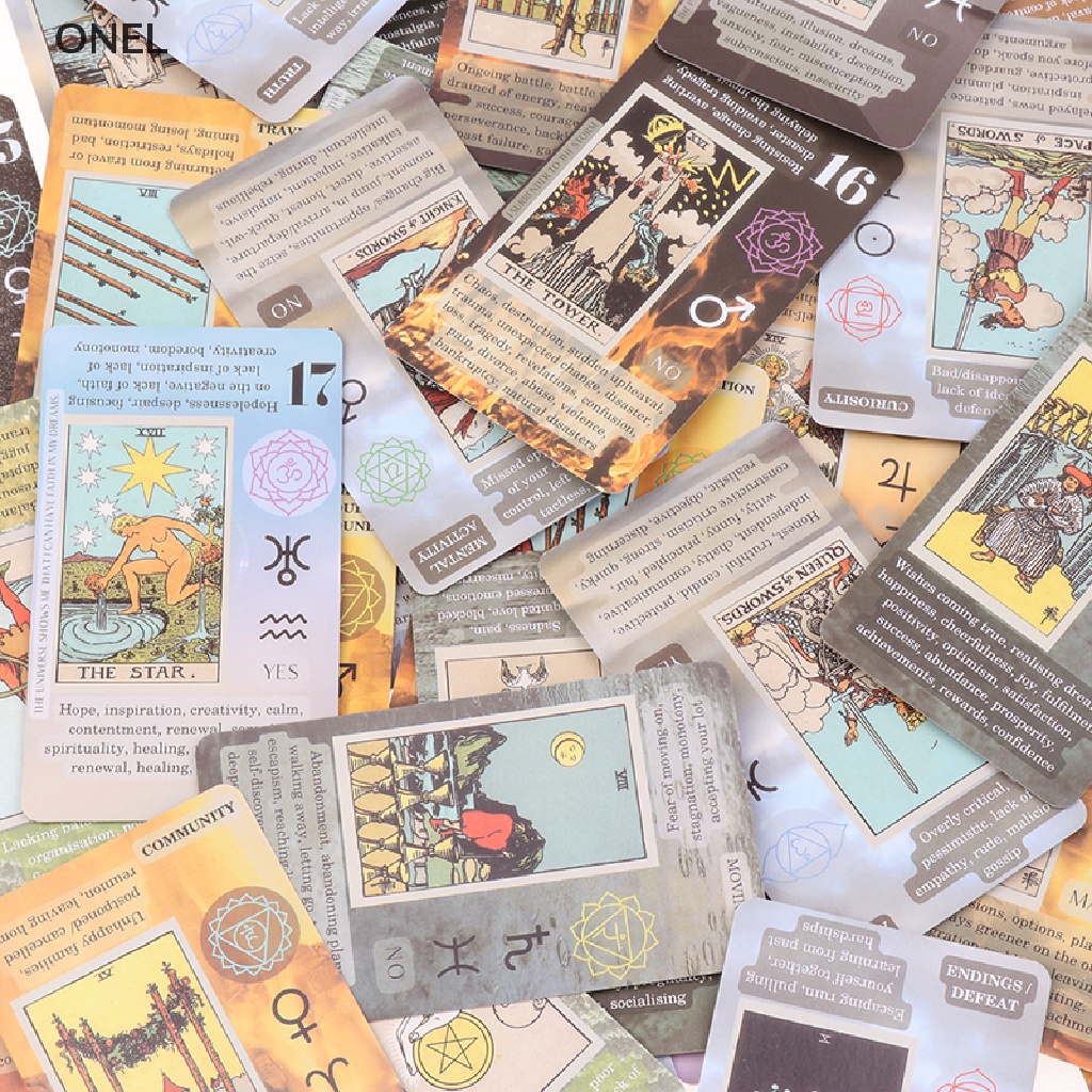 Bộ Bài Tarot Tiếng Anh Kèm Hướng Dẫn mx