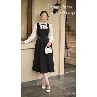 Set váy rời phối sơmi nanstudios - kaity dress & julia top