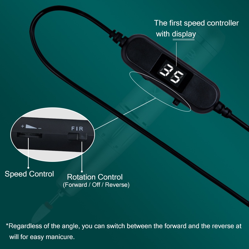 Máy Mài Móng Tay 35000Rpm Cổng USB Chuyên Dụng Cho Salon