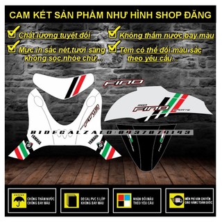 TEM RỜI MIO FINO CLASSICO PHỐI DÁN XE TRẮNG -