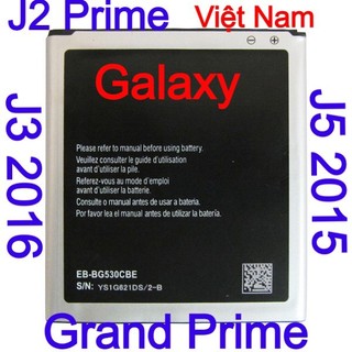 Pin Scud cho Samsung Galaxy Grand Prime, J2 Prime, J3 2016, J5 2015 (G530) - 2600mAh