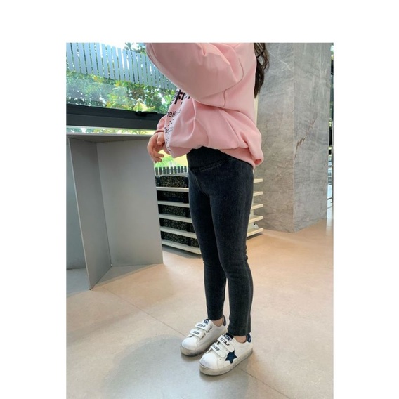Quần Skinny Jean Dáng Ôm Co Giãn Thời Trang Mùa Thu Hàn Quốc Dành Cho Nữ