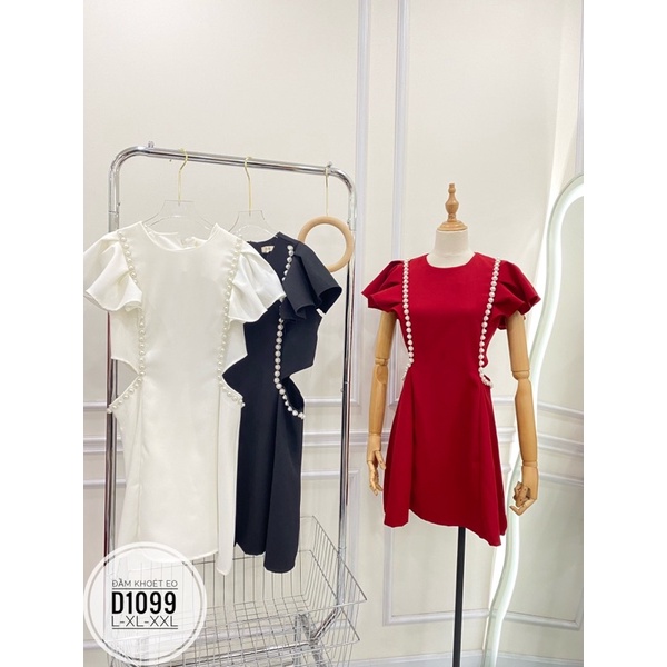 Bigsize Đầm khoét eo D1099