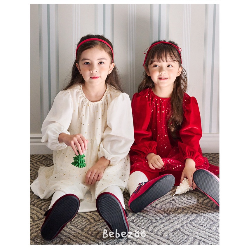 Váy nhung voan lấp lánh Bebezoo cho bé gái BEB4OP105