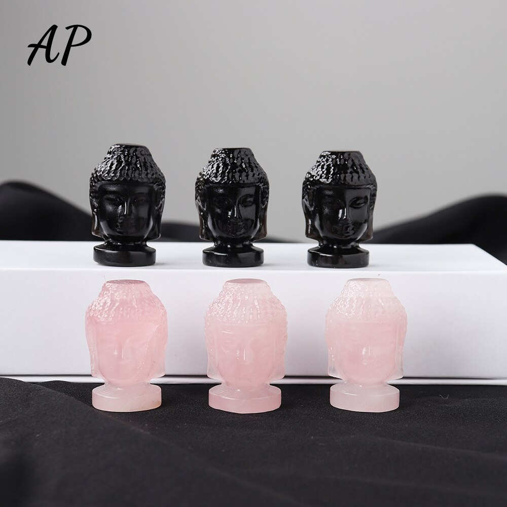 1 Mặt Dây Chuyền Đá Obsidian Tự Nhiên Hình Bàn Tay Phật