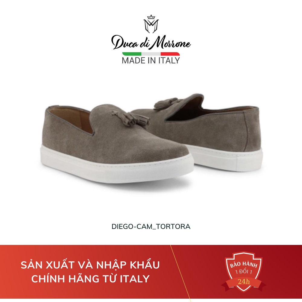 Giày Lười Nam Da Lộn Cao Cấp DUCA DI MORRONE Nhập Khẩu Chính Hãng Từ Ý - Made In Italy – DIEGO-CAM_TORTORA