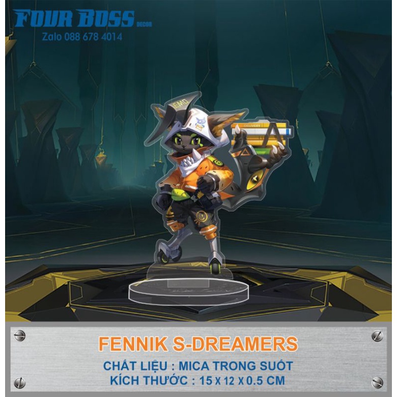 Mô Hình Tướng Fennik S-Dreamers Trong Game Liên Quân Mobile - Arena of Valor