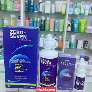 Nước ngâm nhỏ lens zero seven 60ml - 120ml