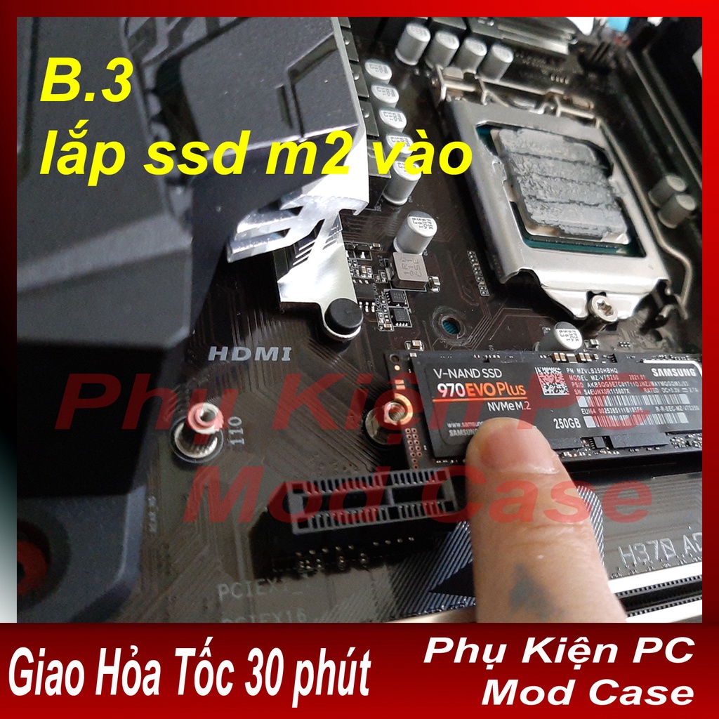 Ốc Trụ ssd M2 nvme trên main Gigabyte MSI Asrock Asus