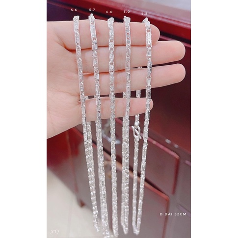 Dây bạc nam nguyên chất mẫu hàng nhẹ đẹp