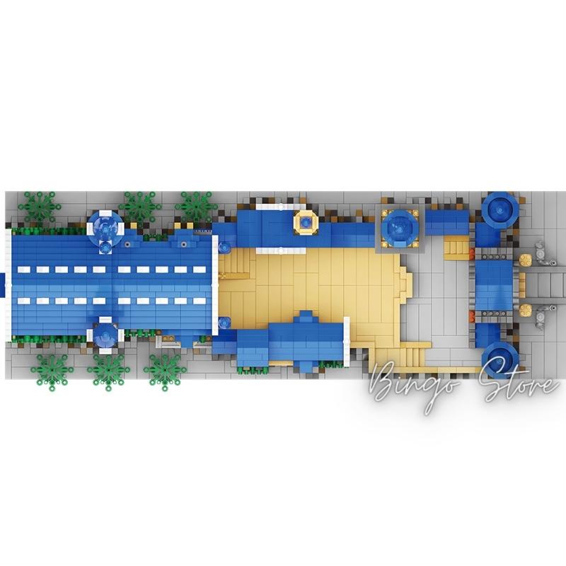 MÔ HÌNH LẮP RÁP LÂU ĐÀI NEW SCHWANTERIN 3948 CHI TIẾT