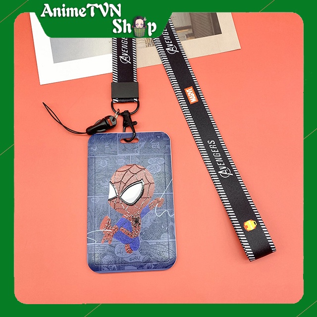 Dây Đeo đựng Thẻ Học Sinh, Sinh Viên và các loại thẻ khác in hình các nhân vật Marvel Avengers và DC