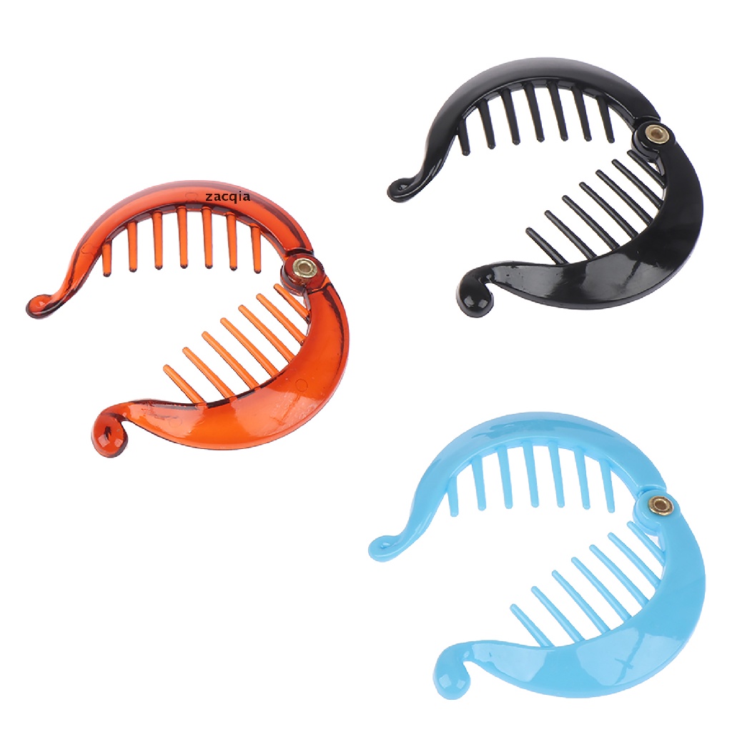 Set 5 Kẹp Tóc Càng Cua / Tóc Đuôi Ngựa DIY Cho Nữ