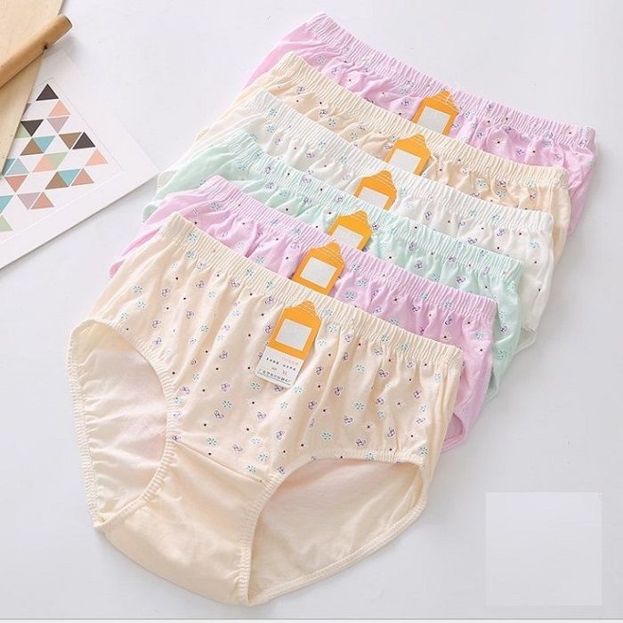 Quần Lót 100% cotton 100% Dành Cho Phụ Nữ Trung Niên