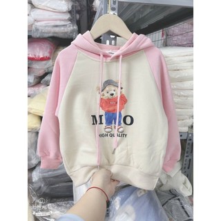 Áo nỉ lông cho bé gái