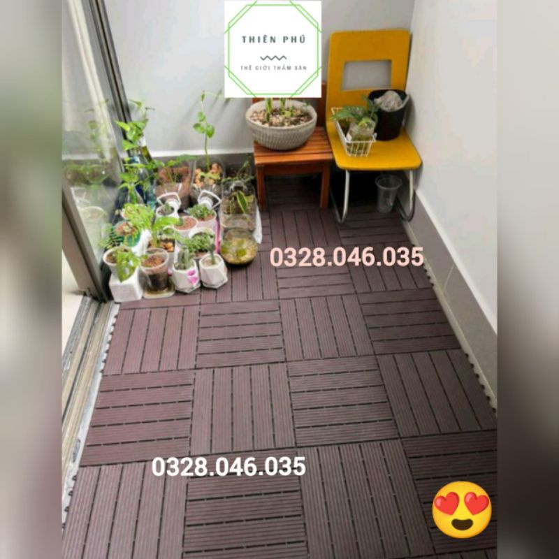 [xưởng sản xuất] Vỉ Nhựa Lót Sàn Ban Công , Sàn Nhựa Ban Công, Lót sàn Sân Thượng, Bể Bơi,Trang trí ban công