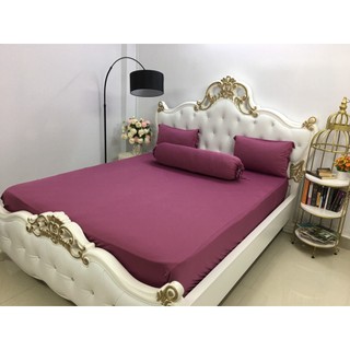 Bộ Drap Thun Hàn Quốc Mát Lạnh {4 MÓN} Cực Hot