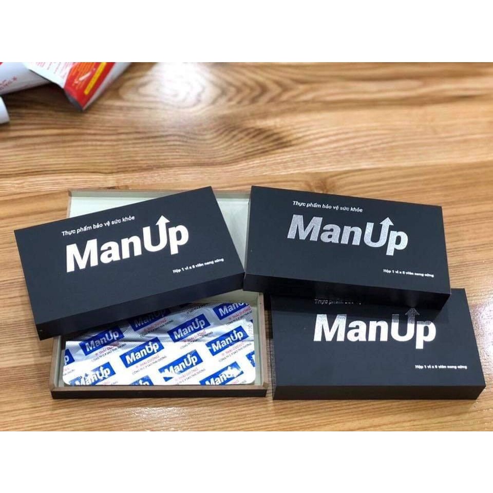 HÀNG CHÍNH HÃNG- Manup Hộp 1 vỉ 6 viên mạnh gấp 3 lần rocket 1H