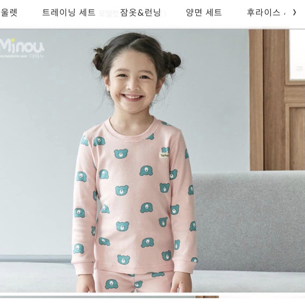 Bộ dài họa tiết xinh xắn The MiNOu xuất Hàn chất cực đẹp