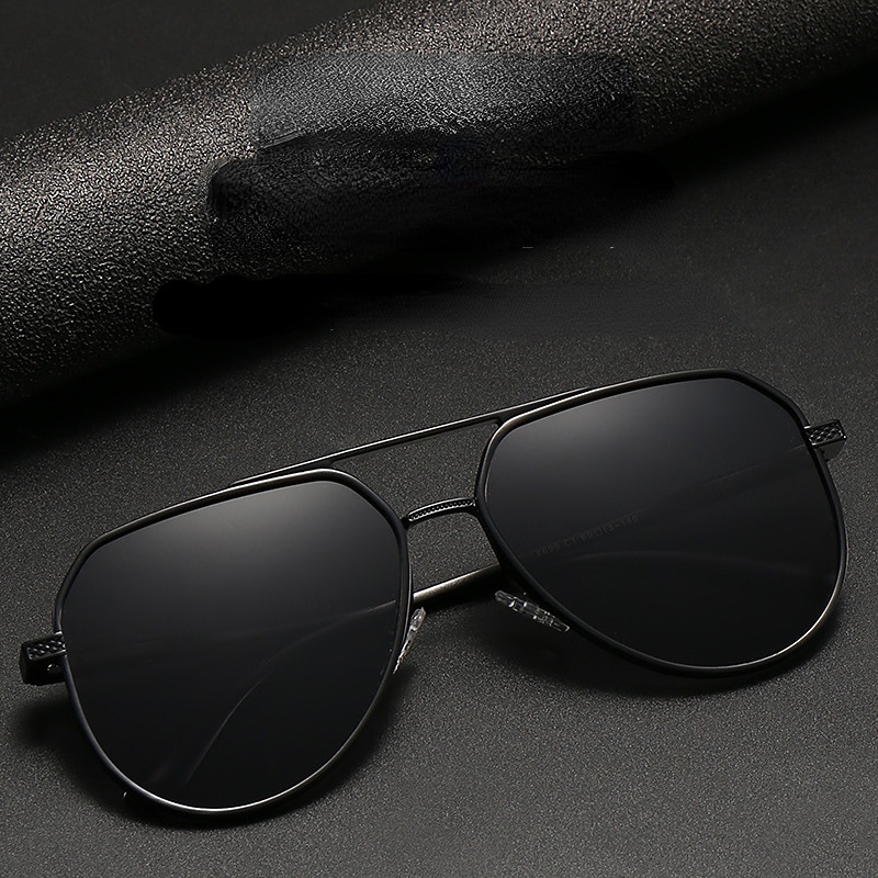 Kính Mát Phân Cực Gọng Hợp Kim Nhôm Thay Đổi Màu Sắc Dành Cho Nam