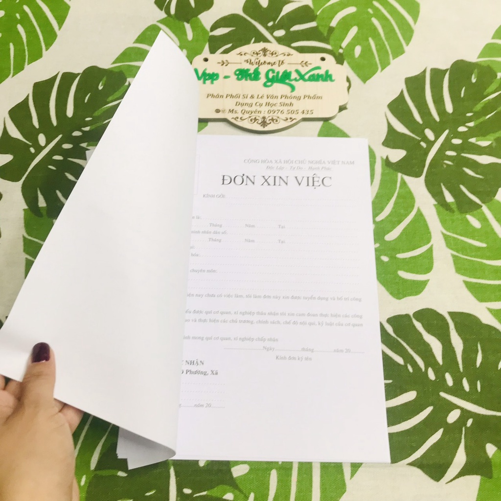 GIẤY ĐƠN XIN VIỆC