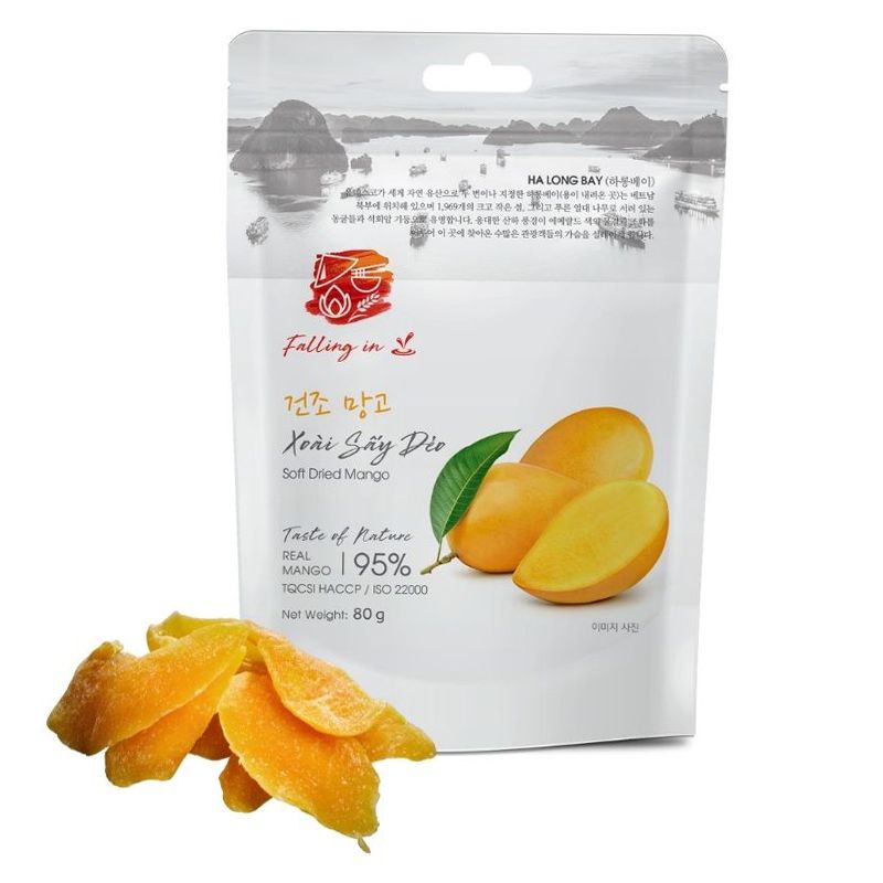 Xoài Sấy Dẻo Falling In V 80g