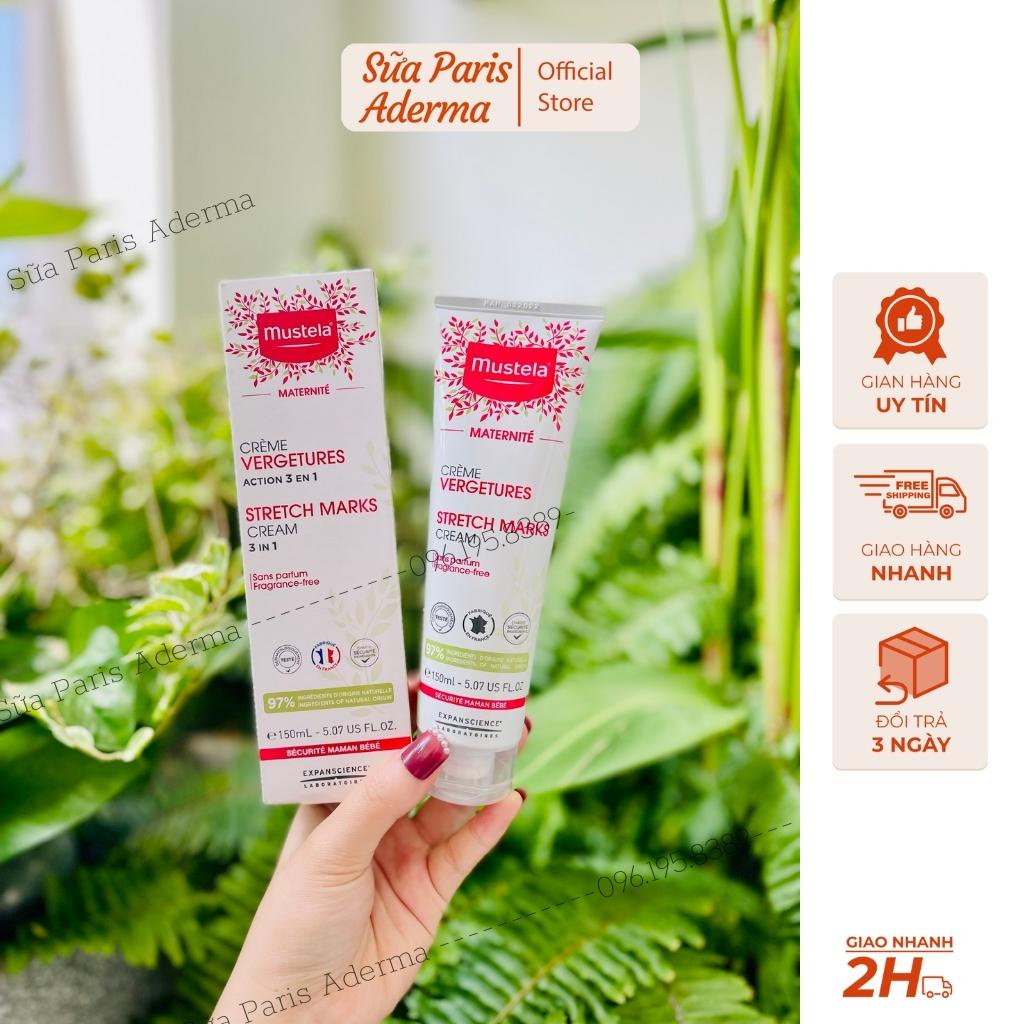 Kem Mustela Stretch Marks ngăn ngừa rạn da bụng, da mông khi mang bầu, hoặc sau sinh, tub 150ml