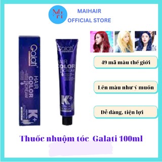 Combo 10 tuýp thuốc nhuộm tóc thời trang Galati, được chọn mã màu ngẫu nhiên