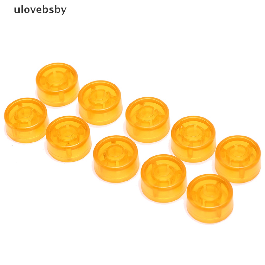 Ulovebsby 10 cái footswitch topper nhựa bumpers guitar effect pedal foot nail cap vn
