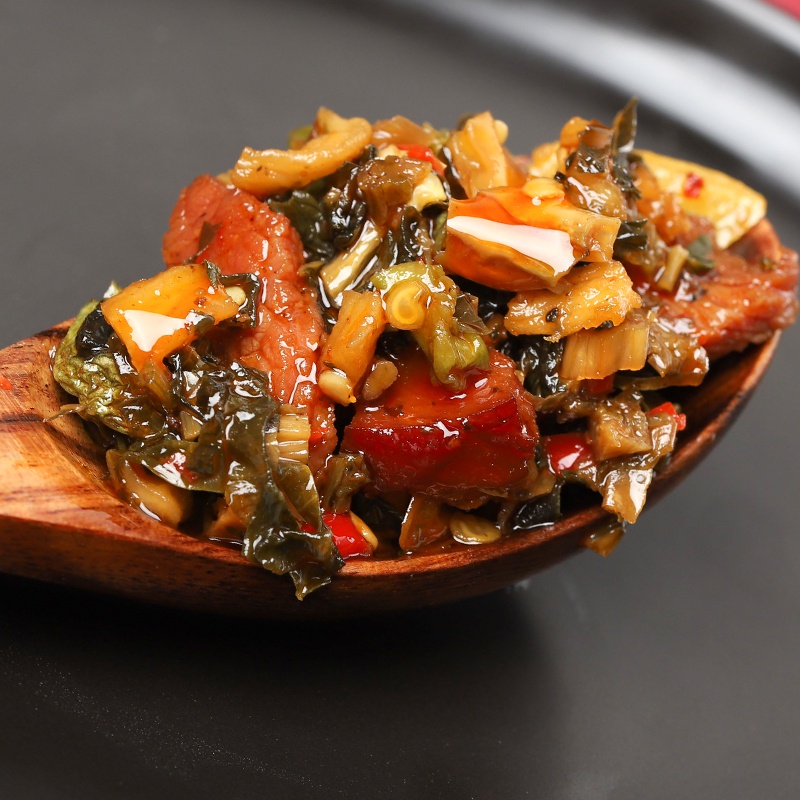 Thịt Muối Xào Dưa Chua Cay Hồ Nam 280