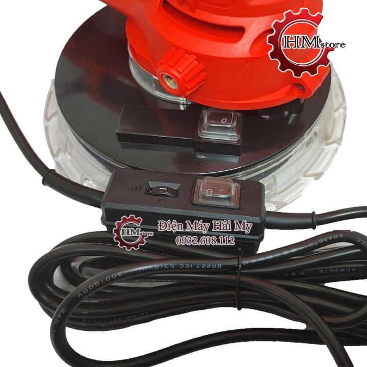 Máy xả nhám tường có đèn ACZ 180-6, công suất 950w - Máy trà nhám tường, máy chà tường, máy xả bột trét