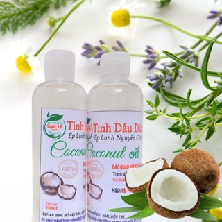 Dầu dừa ép lạnh - SAM LÊ- 250ml