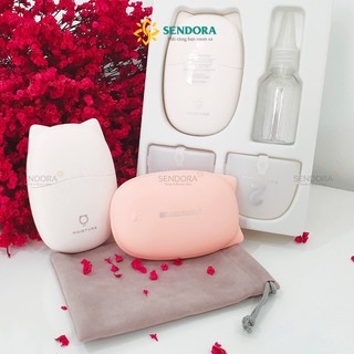 Máy phun sương nano cầm tay dưỡng ẩm da mặt Sendora fullbox chính hãng (Trắng, Hồng)