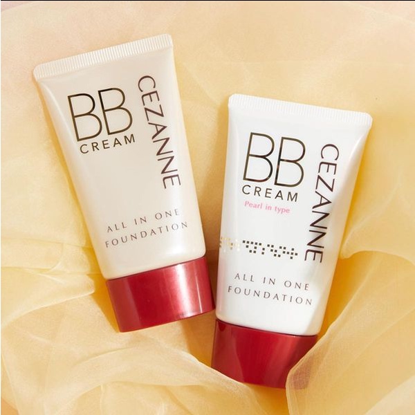 Kem nền che khuyết điểm Cezanne BB Cream All In One Nhật Bản SPF 23 PA++ 40g