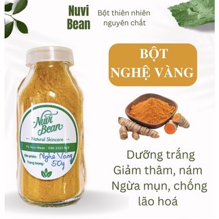 Bột Nghệ Vàng nguyên chất 100% Handmade, bột mặt nạ - Giảm thâm, ngăn mụn dưỡng trắng da