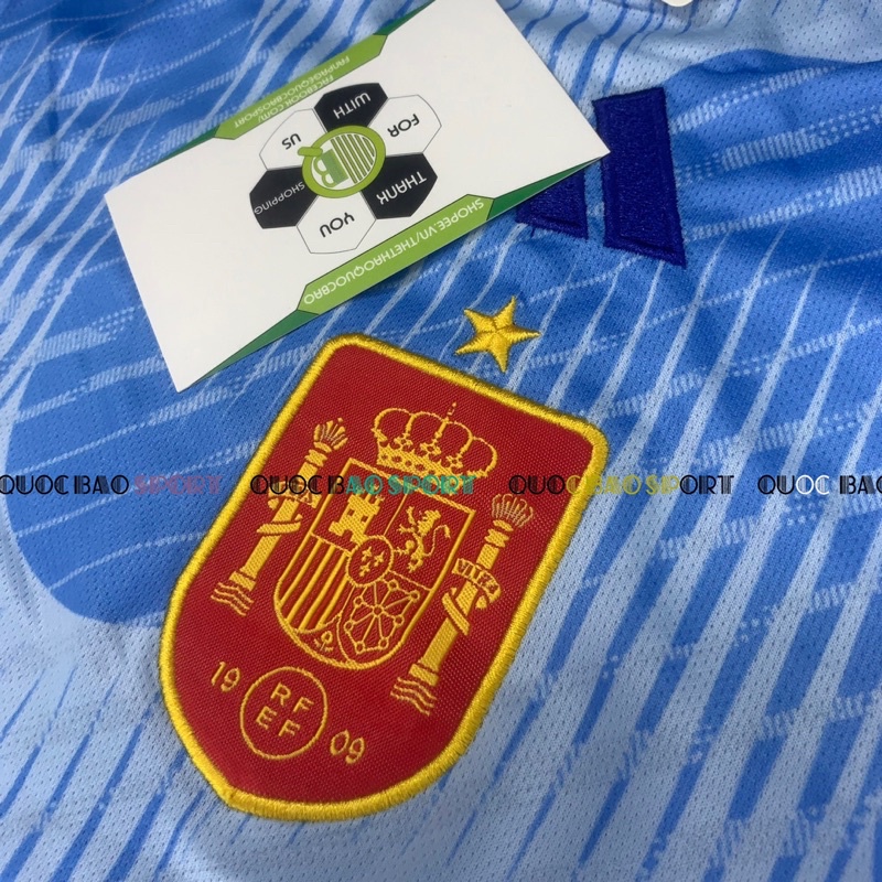 Bộ áo bóng đá DTQG Tây Ban Nha sân khách WC mùa 2022-2023