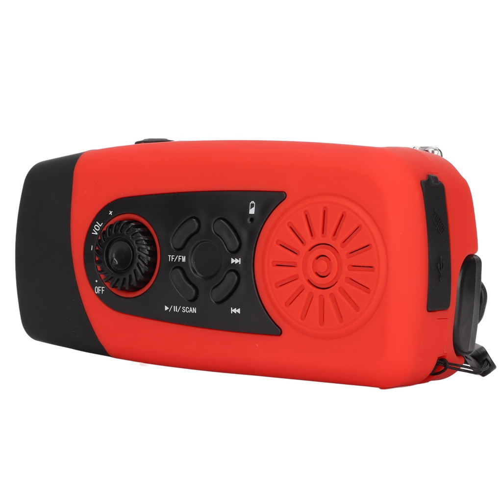 Có thể bán buôn Radio Cầm Tay Năng Lượng Mặt Trời Kèm Đèn Pin Tiện Dụng Cho Hoạt Động Ngoài Trời Hàng giao ngay