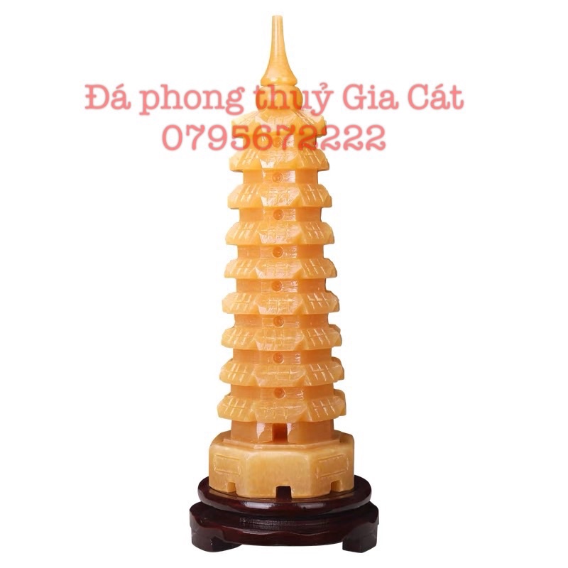 Tháp văn xương ngọc hoàng long dày đẹp kiểm định ~30cm