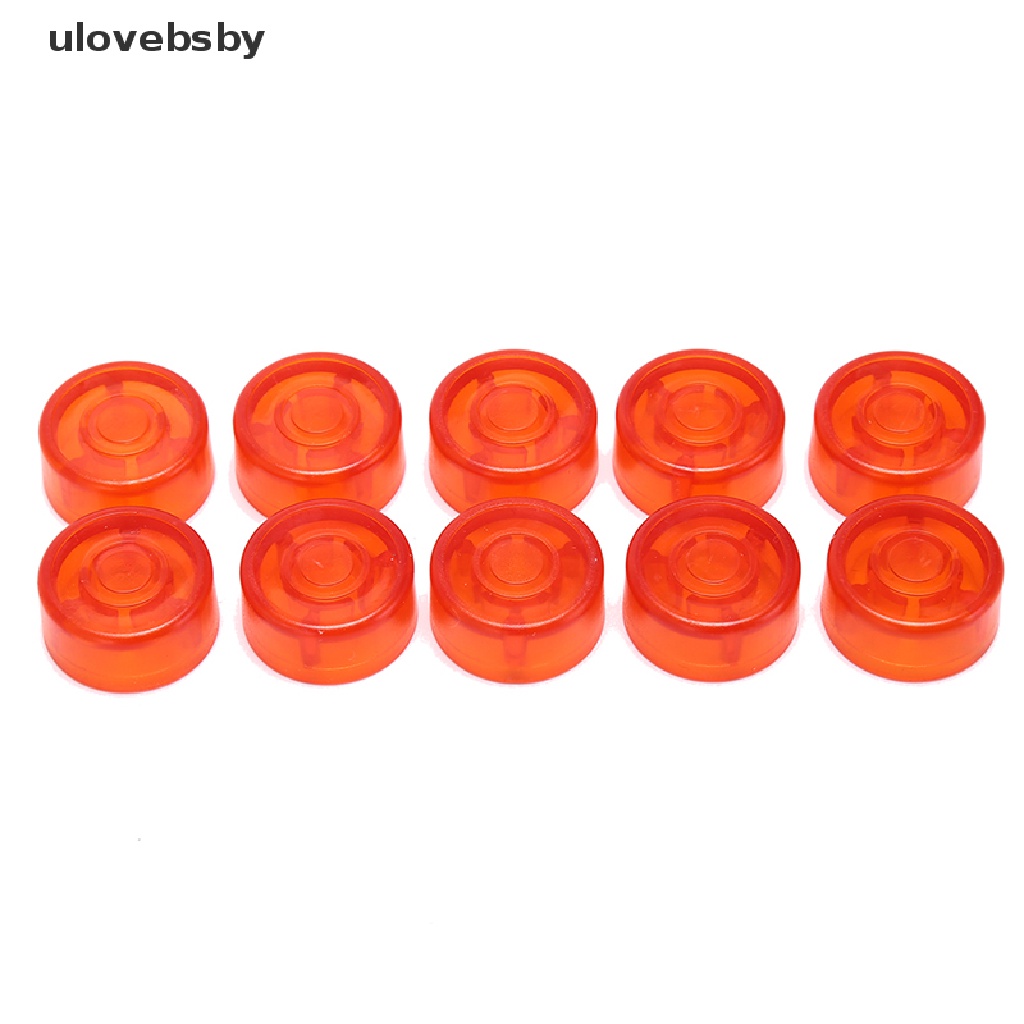 Ulovebsby 10 cái footswitch topper nhựa bumpers guitar effect pedal foot nail cap vn